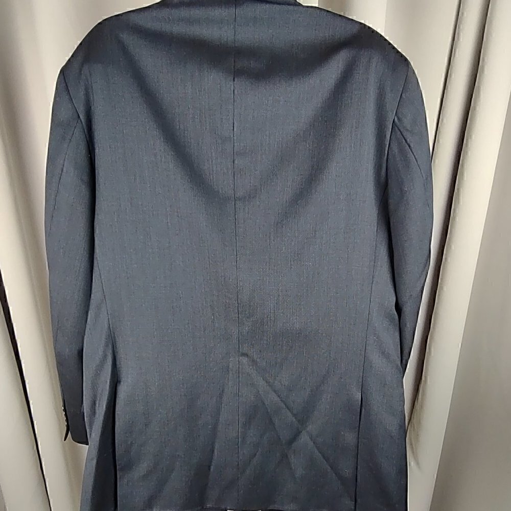 Jos. A. Bank Slim Fit Dark Blue Suit Jacket Size 44L - Picture 3 of 10